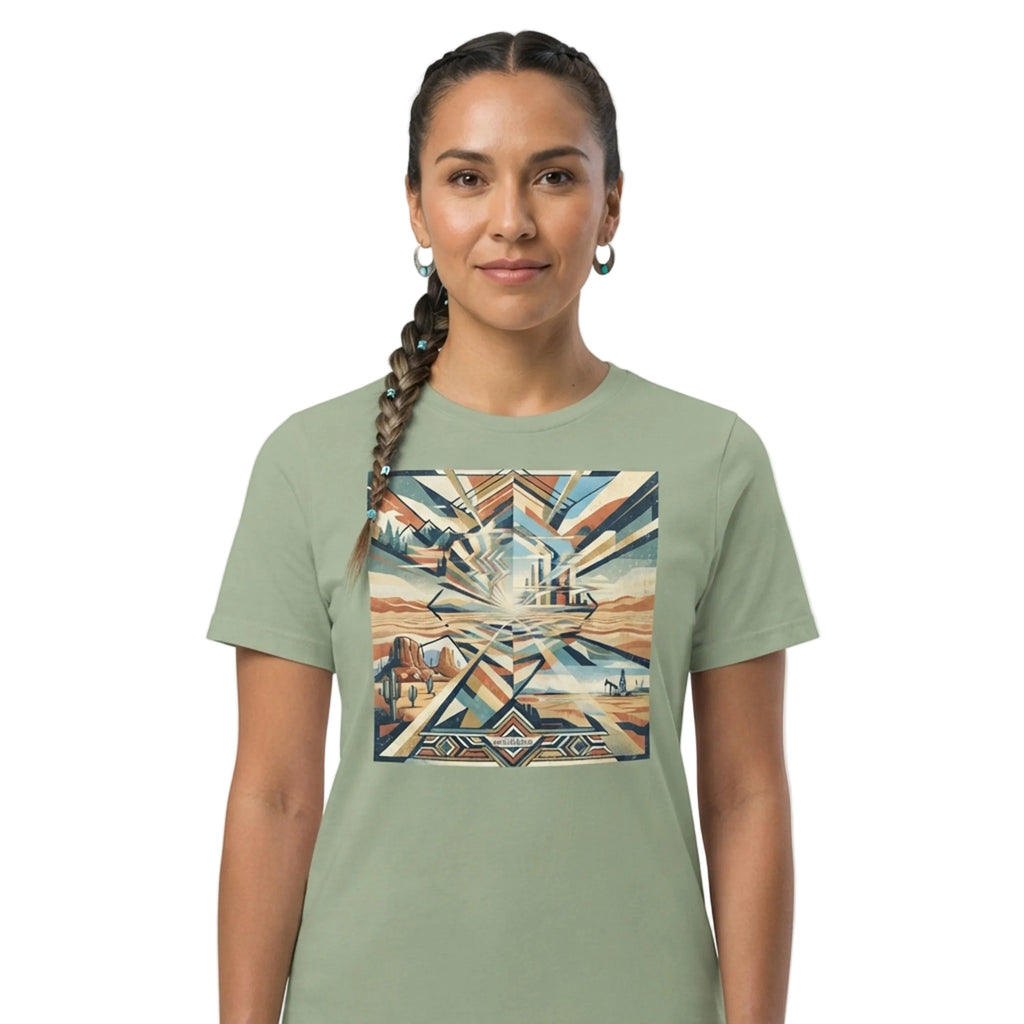 Geometric Desert Industry Women's Relaxed T-Shirt