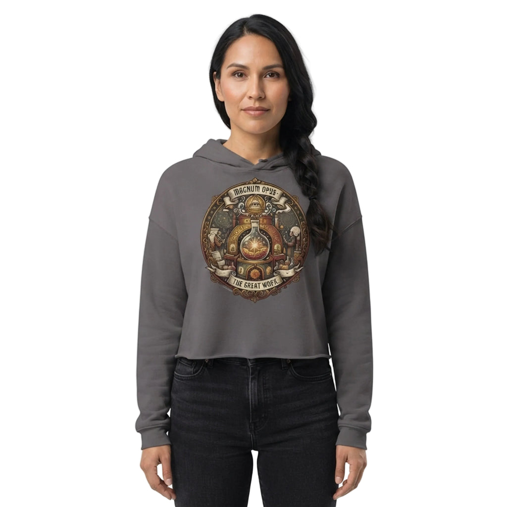 Magnum Opus The Great Work Cropped Hoodie