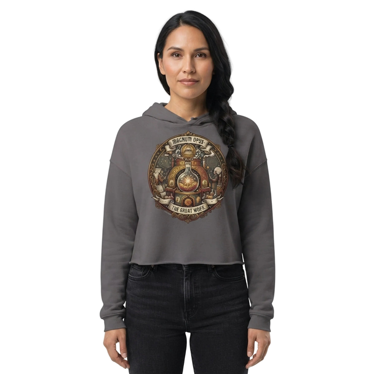 Magnum Opus The Great Work Cropped Hoodie