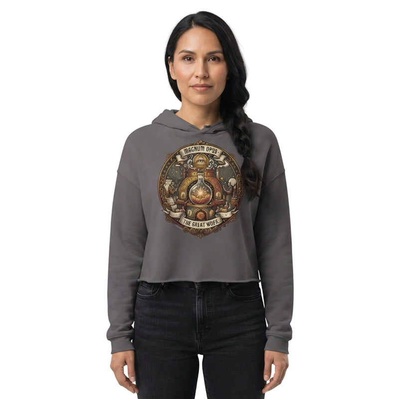 Magnum Opus The Great Work Cropped Hoodie