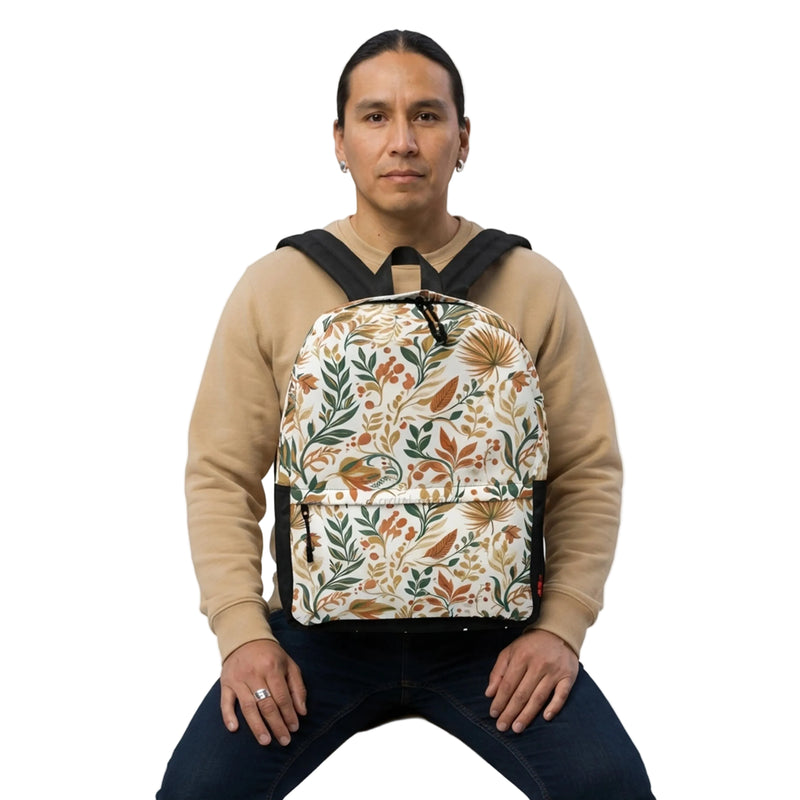 Autumn Botanical Foliage All-Over Print Backpack