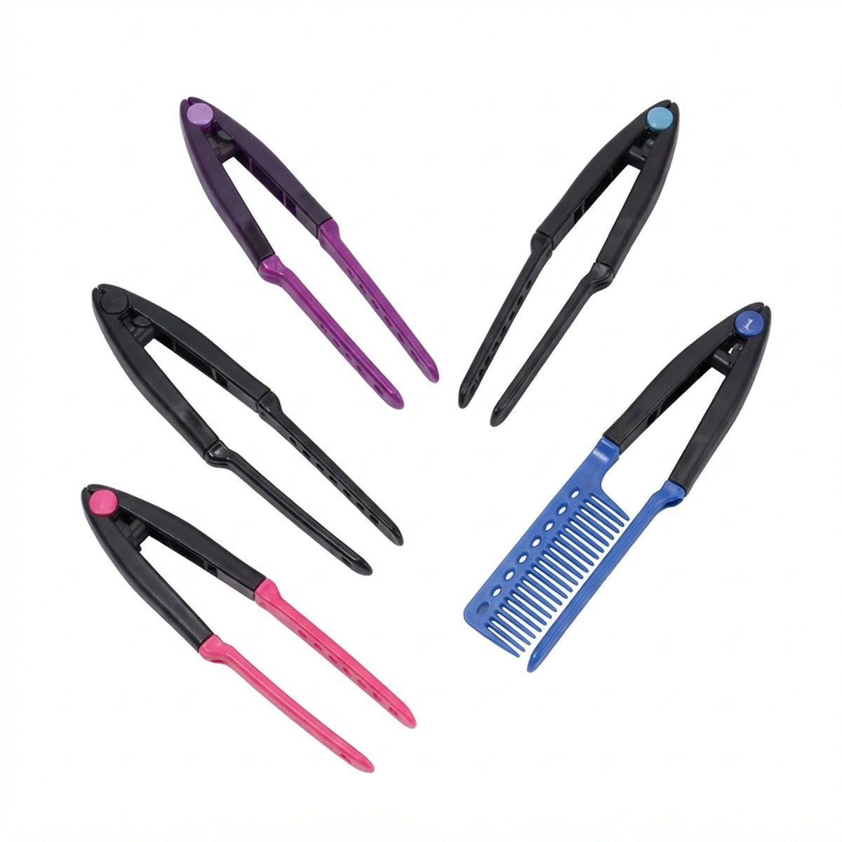 V - Shaped Straightening Hair Brush for Salons and Wigs