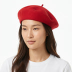 Classic Solid Color French Beret for Women
