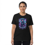 Cyberpunk Neon Drifter Anime Graphic Women's Relaxed T-Shirt - LIGHTS