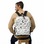 Floral Moon Bird All-Over Print Backpack