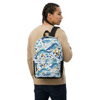 Ocean Soccer Waves Wildlife Backpack