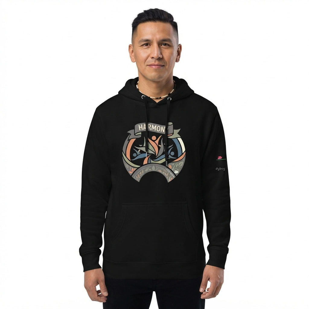 Harmony Community People Retro Pullover Hoodie