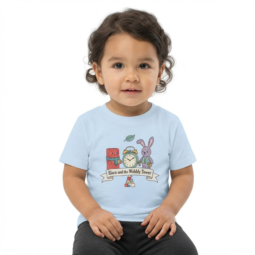 Elara and the Wobbly Tower T-Shirt