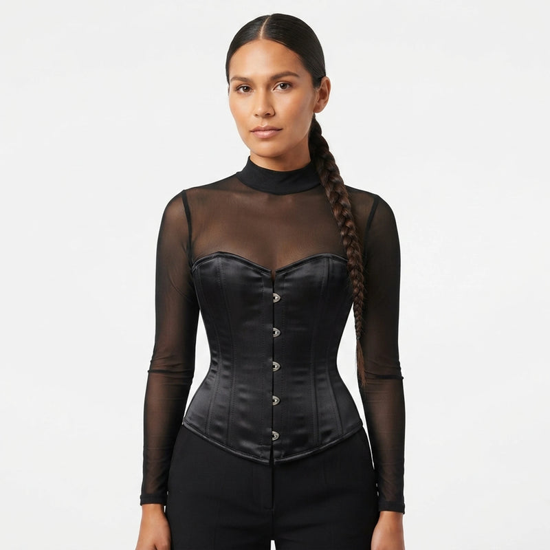Vintage Lace - Up Underbust Corset Waist Cincher Shapewear Belt