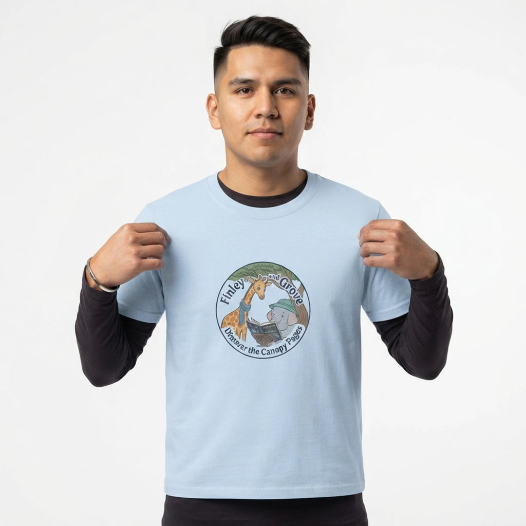 Finley and Grove Discover the Canopy Pages T-Shirt