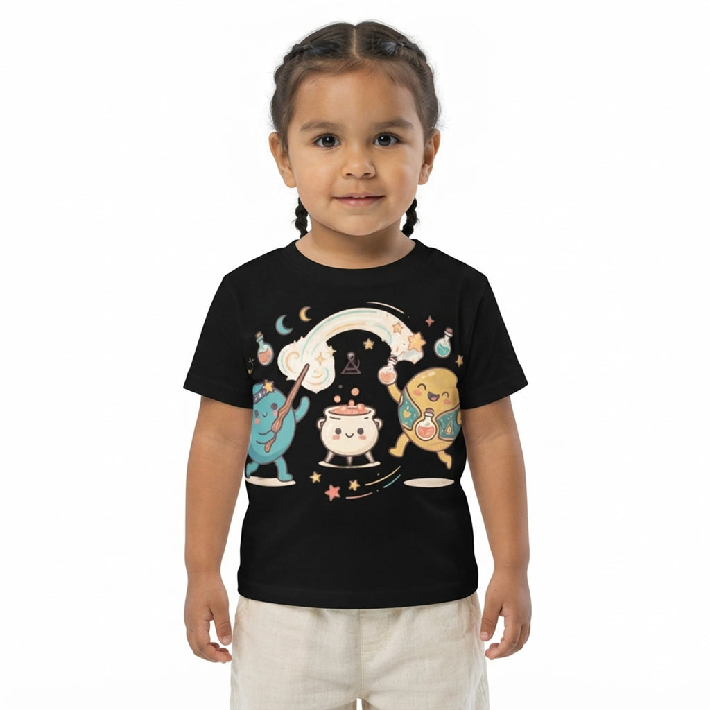 Cute Magical Wizard Cauldrons Baby T-Shirt