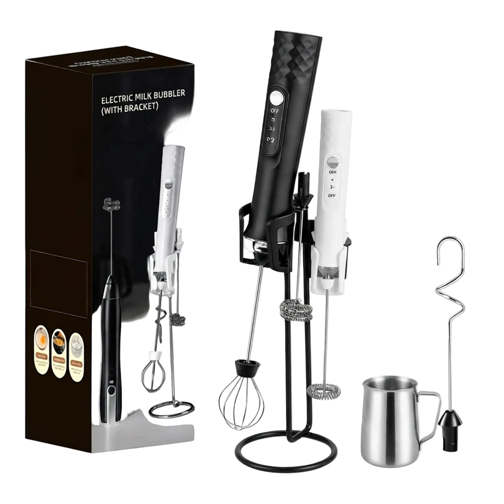 Rechargeable Handheld Electric Milk Frother and Drink Mixer Wand