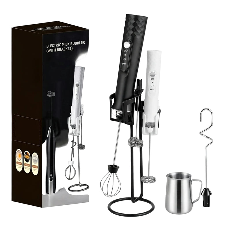 Rechargeable Handheld Electric Milk Frother and Drink Mixer Wand