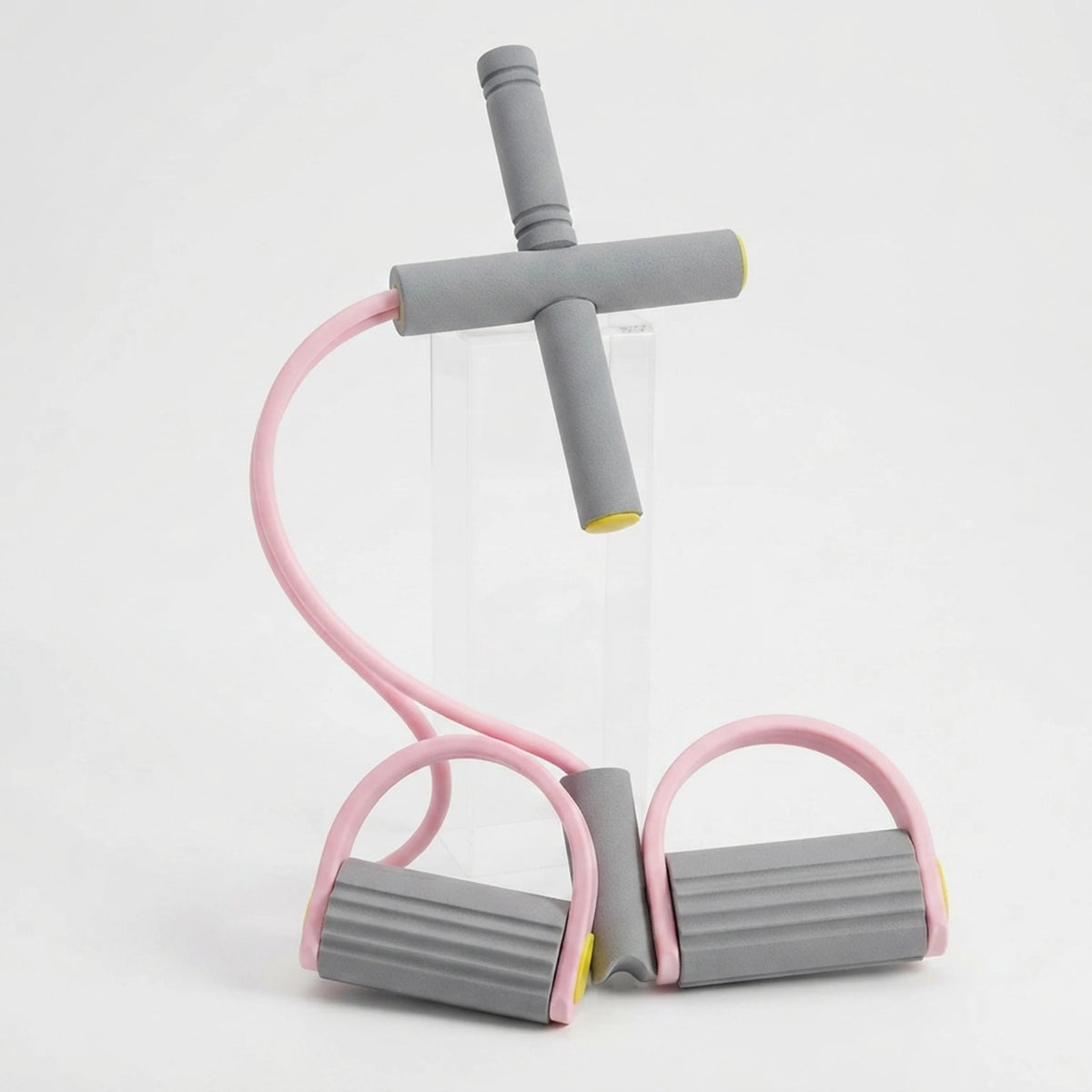 4 - Tube Elastic Pedal Pull Resistance Band Set for Full Body Fitness