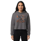 Dynamic Sprint Runner Cropped Hoodie