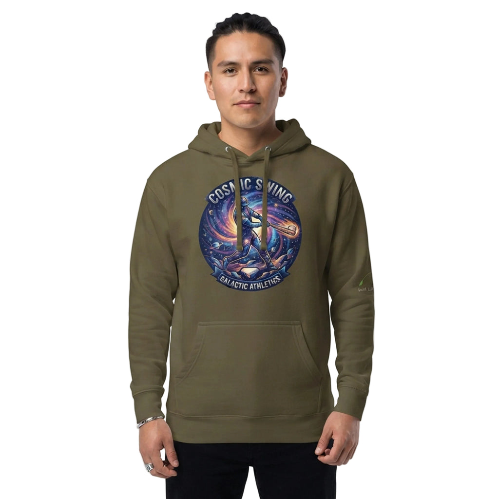 Cosmic Swing Galactic Athletics Baseball Hoodie