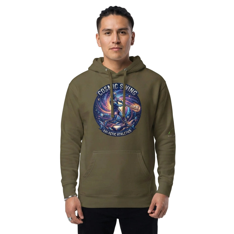 Cosmic Swing Galactic Athletics Baseball Hoodie