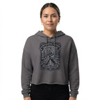 Always Moving Forward Service Dedication Cropped Hoodie