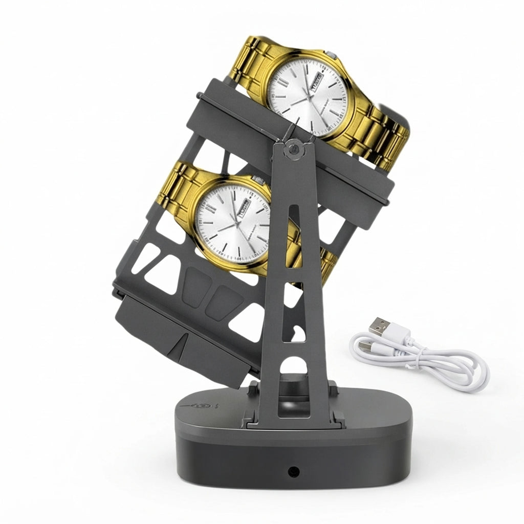 Automatic Watch Winder Box for Single and Double Watches
