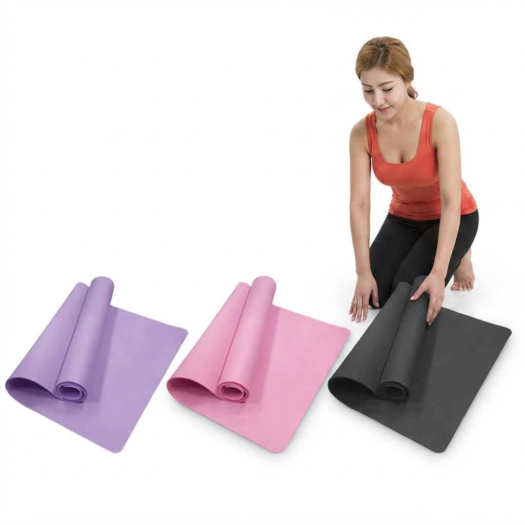 4mm Thick EVA Anti - Slip Yoga & Fitness Mat