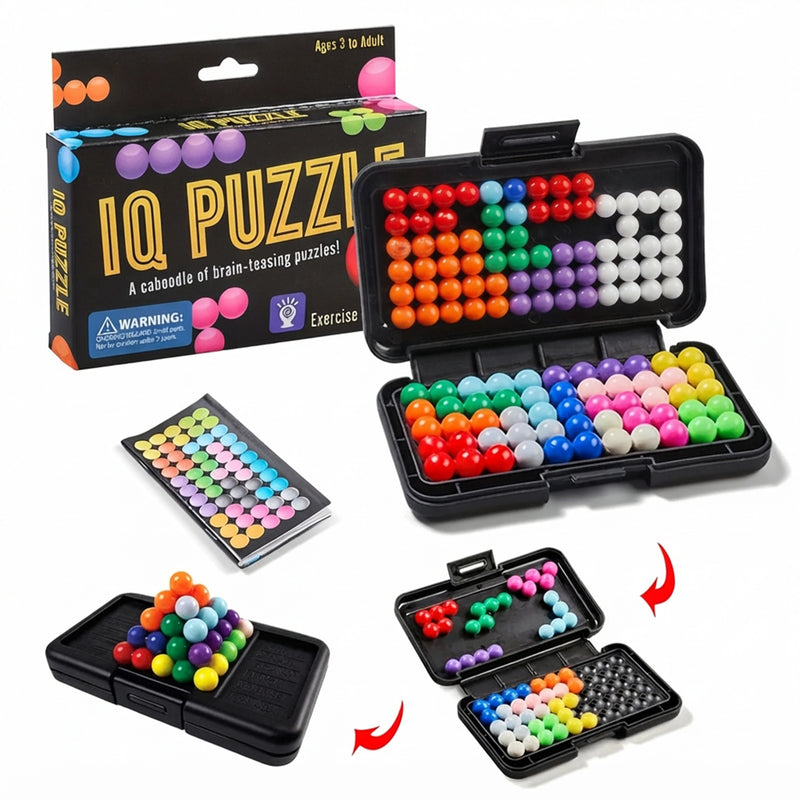 120 Challenges 3D Pyramid Logic Board Game
