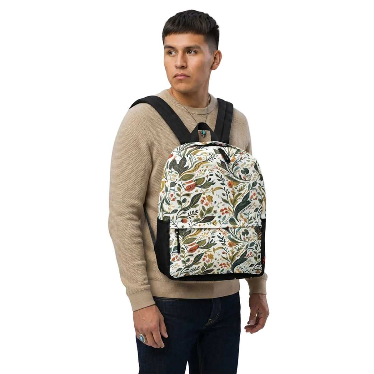 Botanical Wildflower Garden All-Over Print Backpack