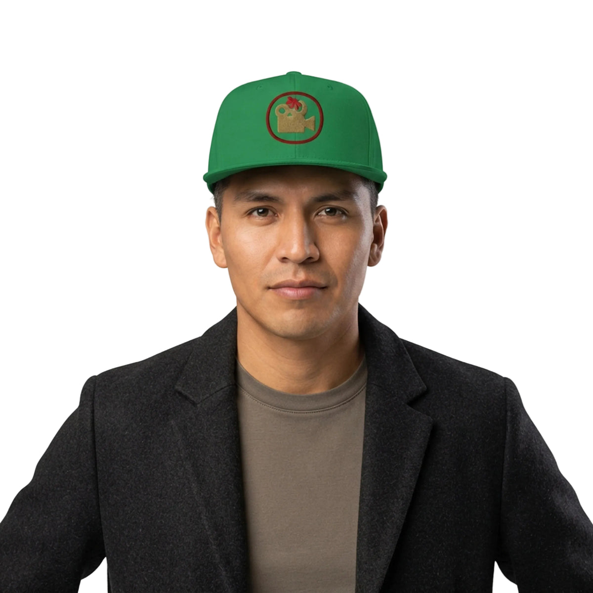 Floral Cinema Camera Emblem Snapback