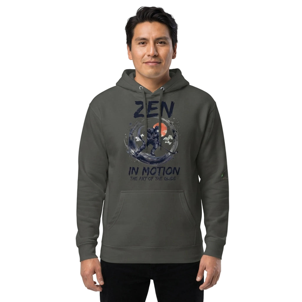 Zen In Motion Art Glide Pullover Hoodie - THE ART OF THE GLIDE
