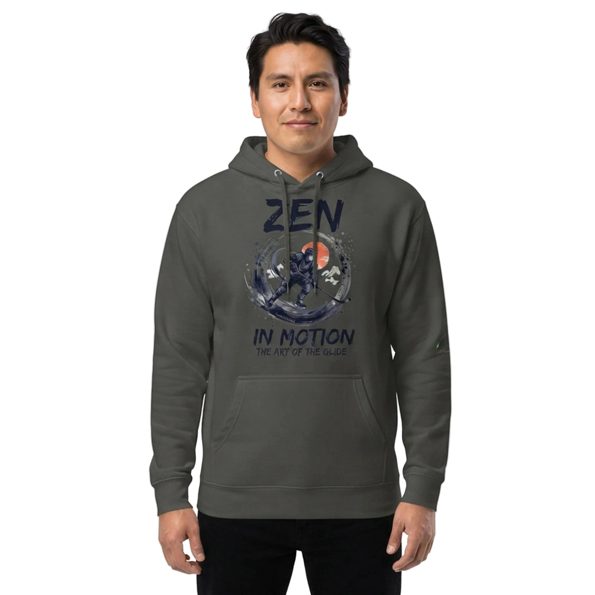Zen In Motion Art Glide Pullover Hoodie - THE ART OF THE GLIDE
