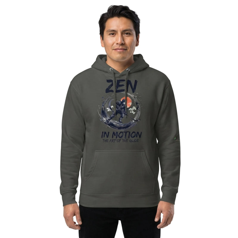 Zen In Motion Art Glide Pullover Hoodie - THE ART OF THE GLIDE