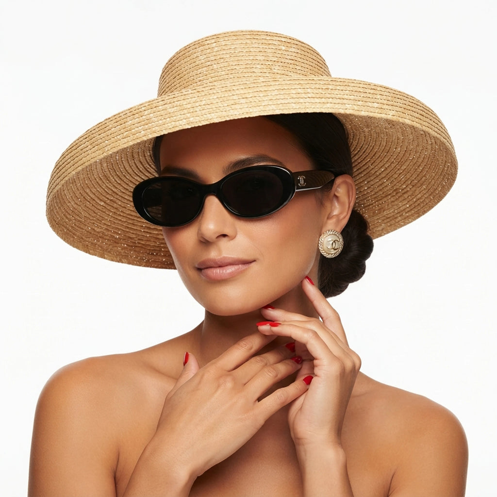 Women's Straw Sun Hat French Elegant Beach Hat