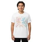 Abstract Dual Runner Motion T-Shirt