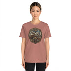 Steampunk Train And Airship Graphic T-Shirt - EXPLORE THE CLOCKWORK