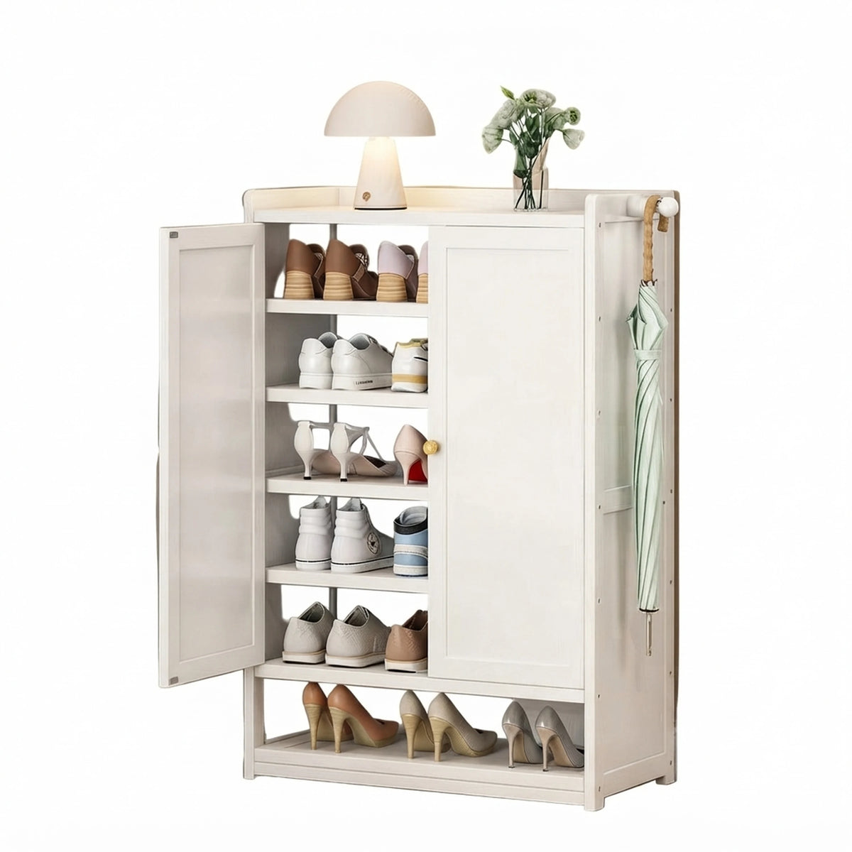 Narrow Multi - Layer Space - Saving Shoe Rack Cabinet