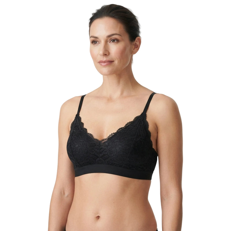 Womens Lace Bra Panty and Garter Lingerie Set