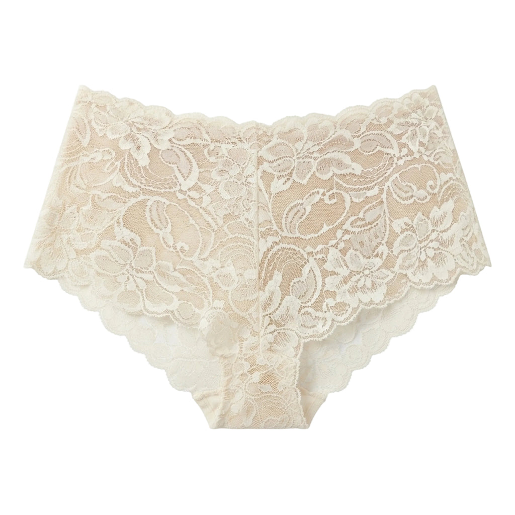 Womens Floral Lace Low Rise Briefs