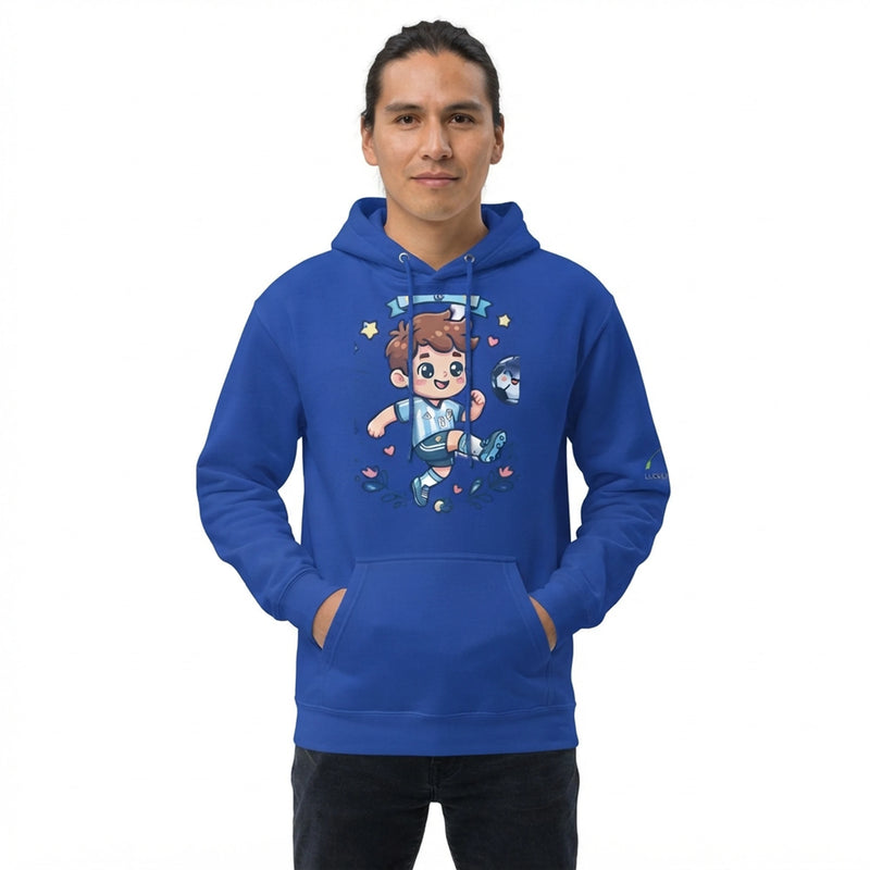 Chibi Soccer Player Mens Hoodie - 10