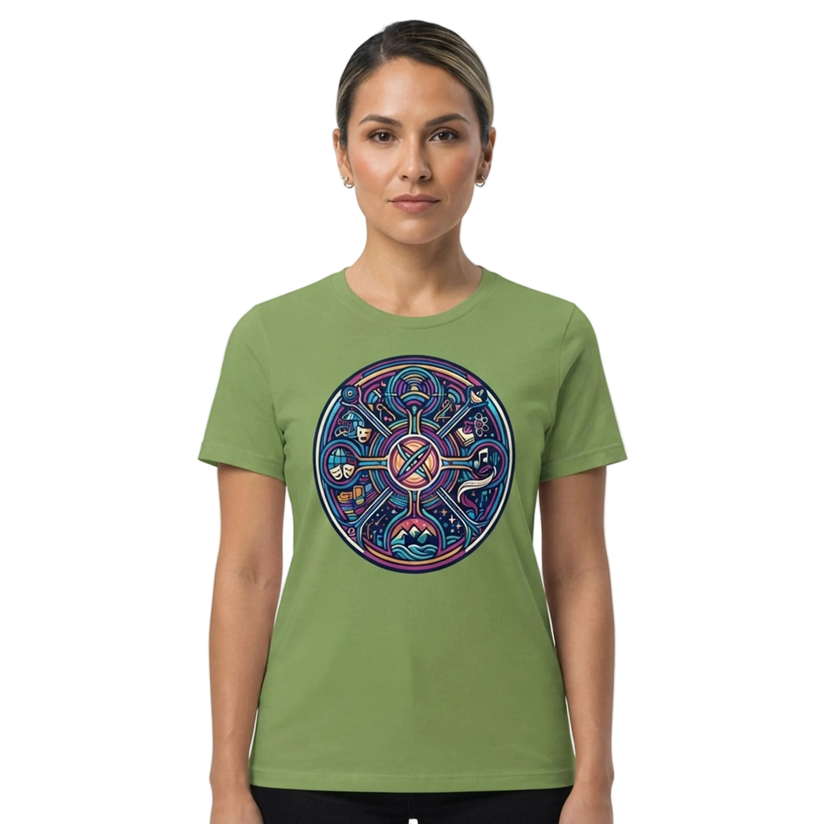 Connected Culture Media Circle Women's T-Shirt