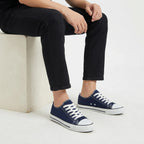 Men's Canvas Breathable Casual Low Cut Sneakers