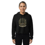 Heavy Crude Industrial Oil Works Cropped Hoodie