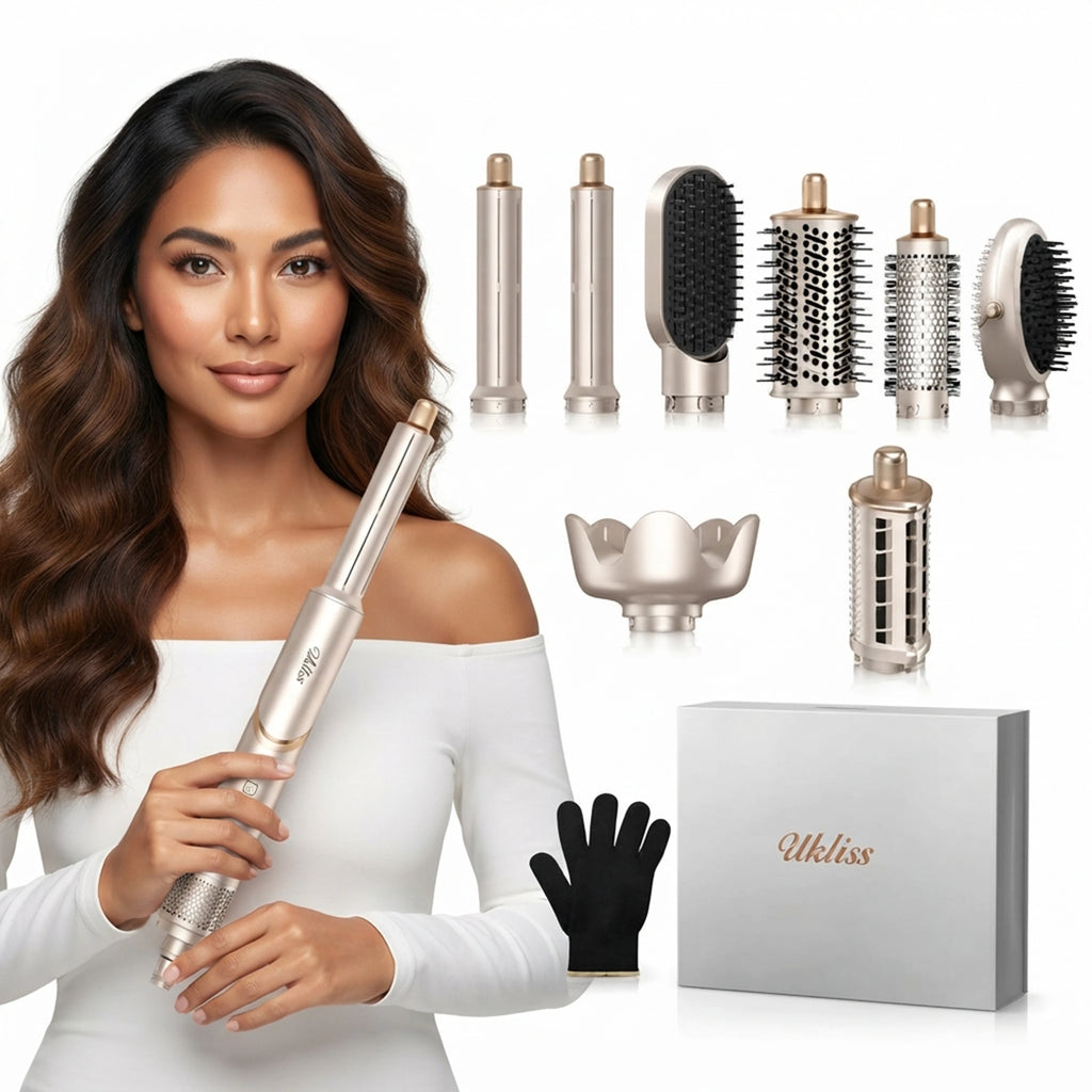 8 - in - 1 Professional Hair Dryer and Multi - Styler Tool Set