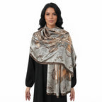 Luxury Bohemian Cashew Print Shawl Hijab 90x180cm