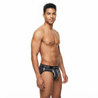 Men's Faux Leather Low - Rise Jockstrap G - String Lingerie