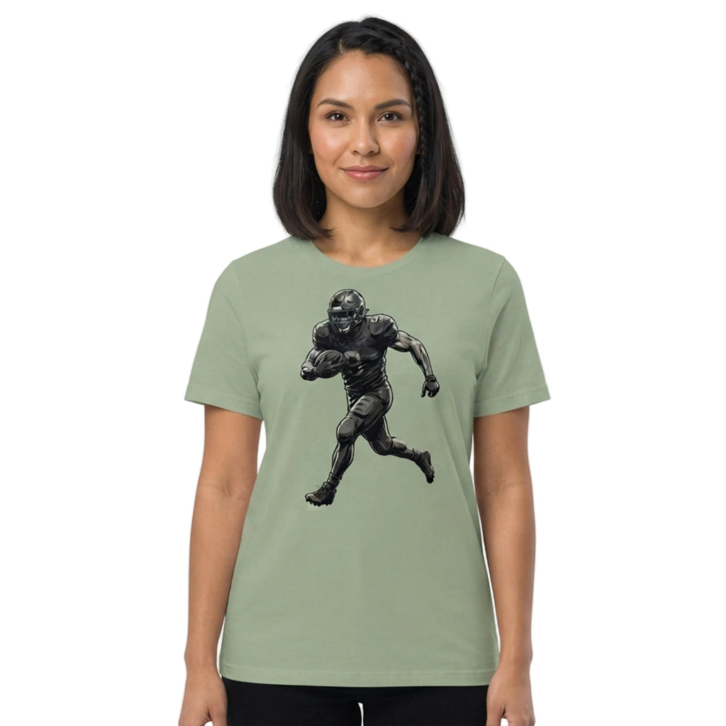 Monochrome Football Runner Women's Relaxed T-Shirt