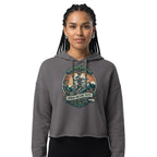 Urban Nature Path Athlete Cropped Hoodie