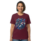 Abstract Baseball Player Women's Relaxed T-Shirt