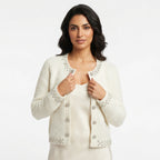 Elegant Solid Color Knitted Sweater Cardigan