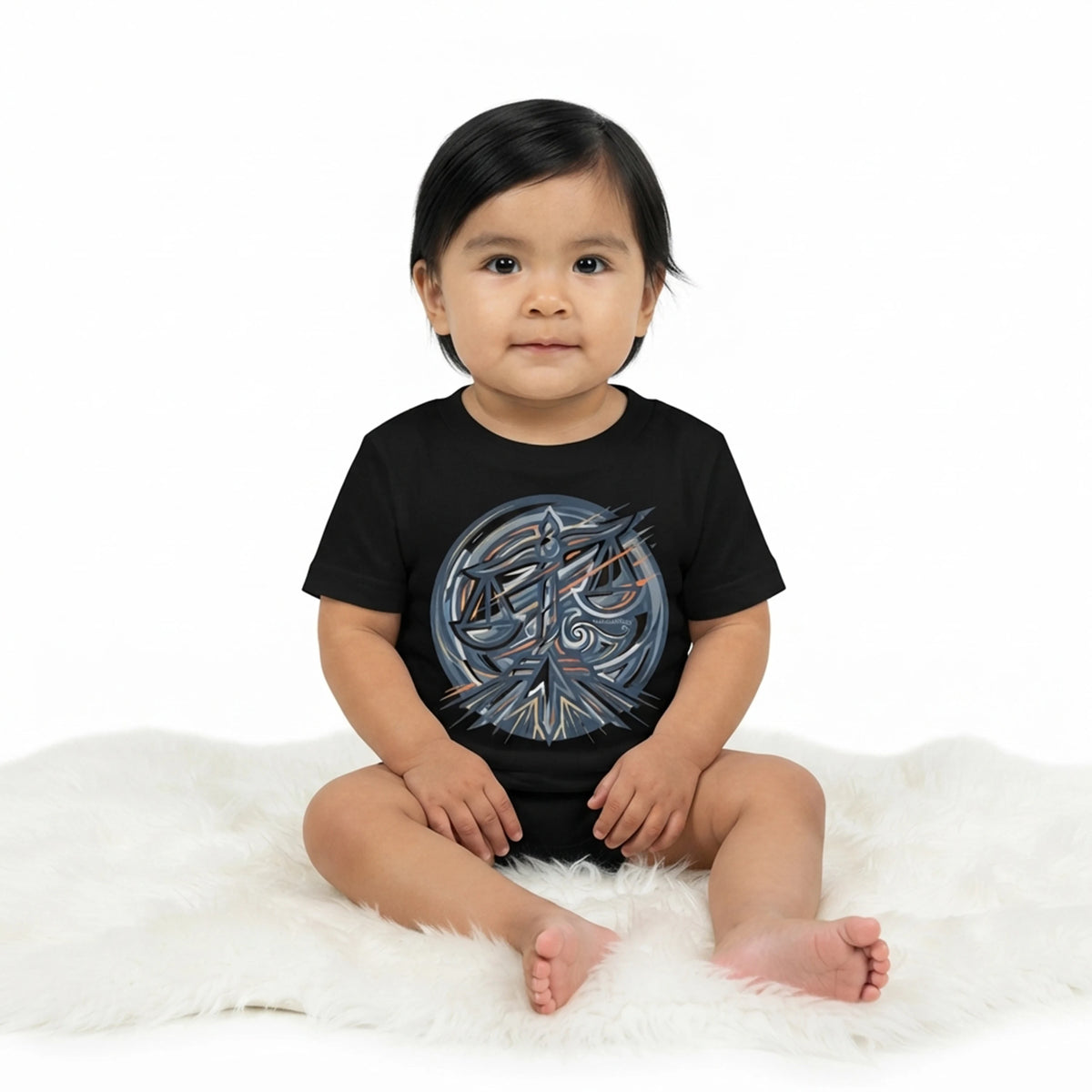 Justice Scales Graphic Baby Staple Tee