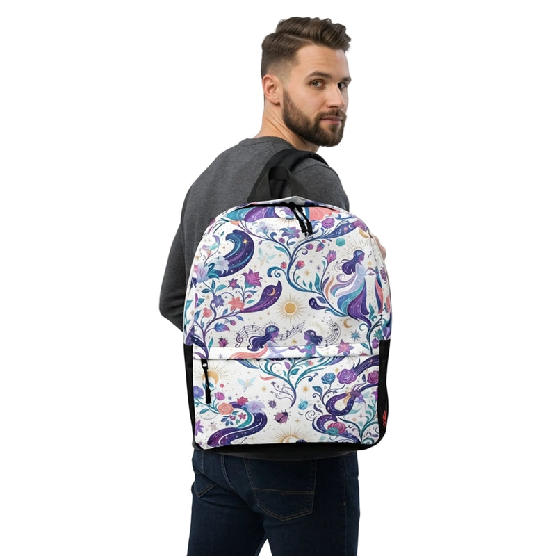 Celestial Dancing Women Floral Backpack