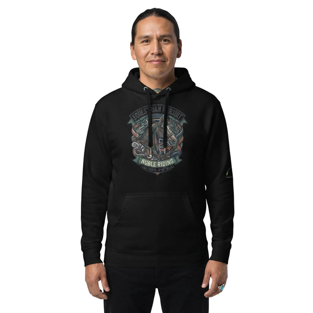 Equestrian Pursuit Noble Riding Traditional Sportswear Hoodie